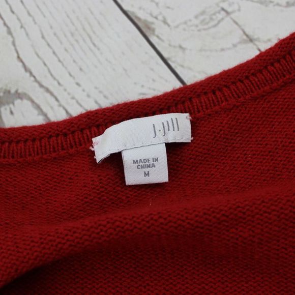 (sold) J. Jill Merino Wool Blend Sweater Pullover - Picture 6 of 9